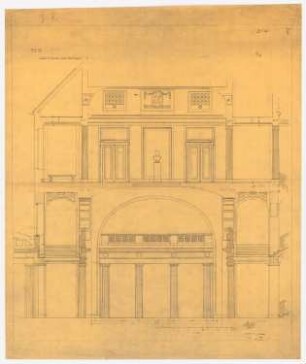 AEG-Hauptverwaltungsgebäude, Berlin: Vestibül: Schnitt 1:25