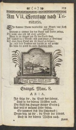 Am VII. Sonntage nach Trinitatis