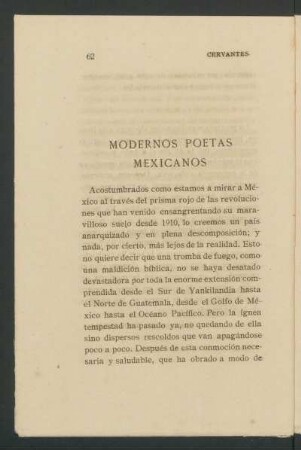 Modernos poetas mexicanos