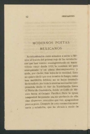 Modernos poetas mexicanos