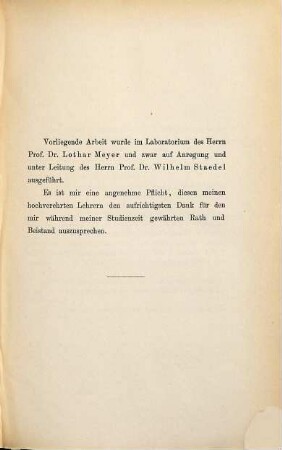 Über Benzyl-Aether und ihr Verhalten bem Nitriren : Inaug. Diss.