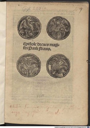 Epistolae breves magistri Pauli Niavis
