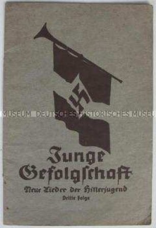 Text-Noten-Heft mit Liedern der HJ