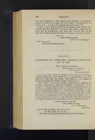 2. Amendment of Companies´ (Colonial Registers) Act of 1883.