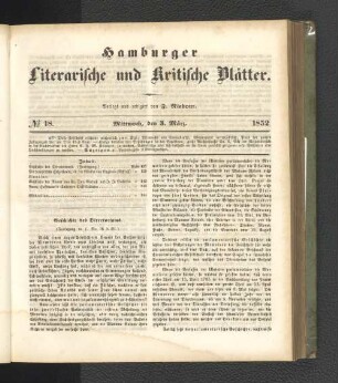 No. 18. 3. März 1852