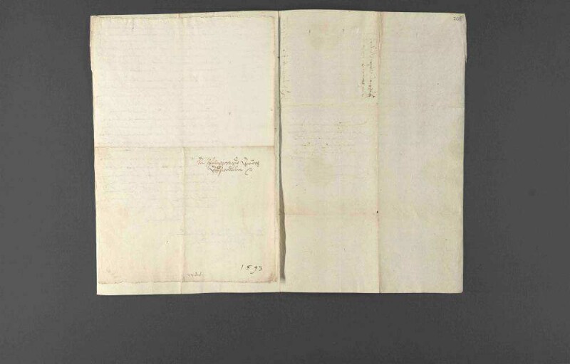 Anfrage des Pfalzgrafen Georg Gustav bezüglich des noch unberichtigten Schuldenwesens mit Antwortschreiben des Vormünders Herzog Ludwig von Württemberg.