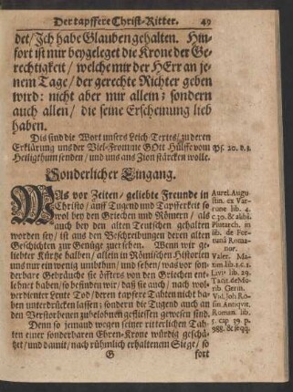 Sonderbahrer Eingang.