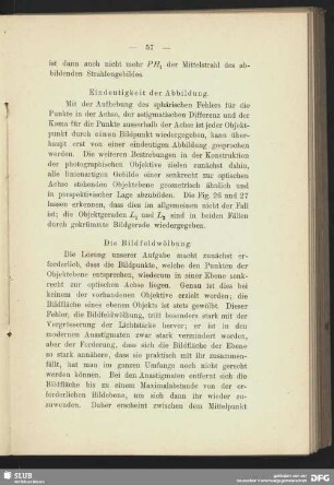 Eindeutigkeit der Abbildung