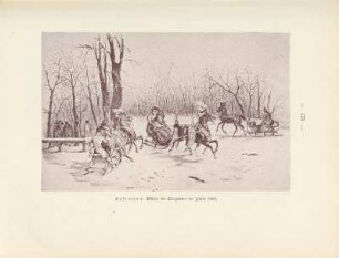 Winter im Tiergarten im Jahre 1860