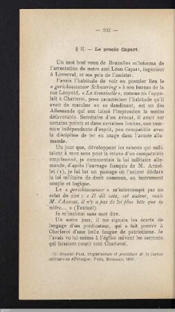 § II - Le procès Capart