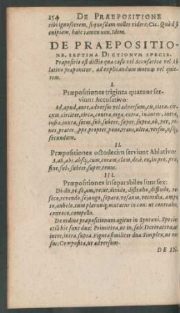 De Praepositione, Septima Dictionum Specie.