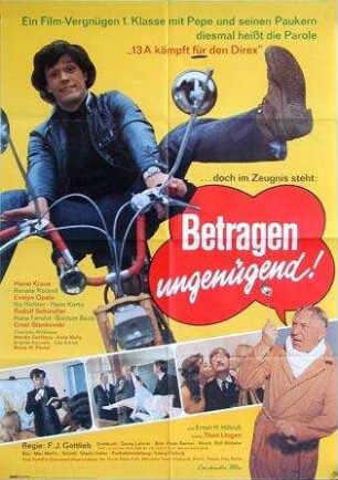 Betragen ungenügend!