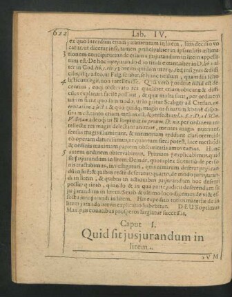 Caput I. Quid sit iusiurandum in litem.