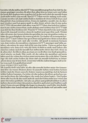 Das vierdte Capitel