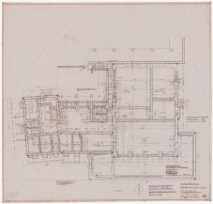 Heilig-Geist-Kirche, Bad Oeynhausen Gemeindehaus: Fundamentplan 1:50