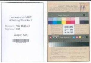 Entnazifizierung Karl Jaeger , geb. 26.04.1909 (Polizist)