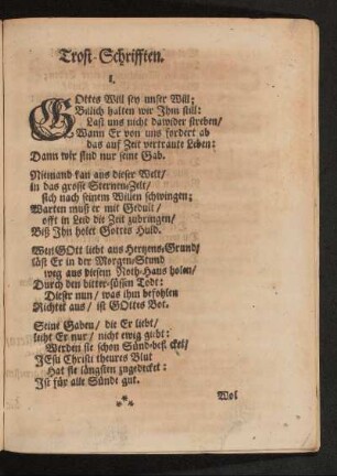 Trost-Schrifften.