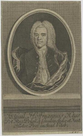 Bildnis des Jo. Guil. Hoffmannus