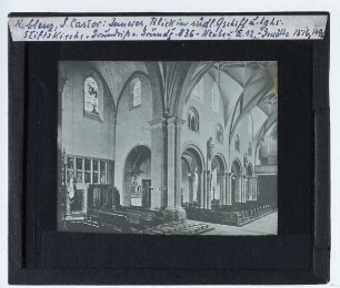 Koblenz, St. Kastor : Innenansicht, Blick nach SW