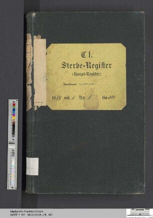 Sterberegister Stadt Frankfurt (Oder) 1917, Urkunde 1-384