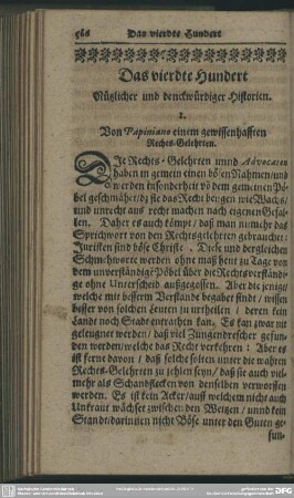 Das vierdte Hundert Nützlicher und denckwürdiger Historien