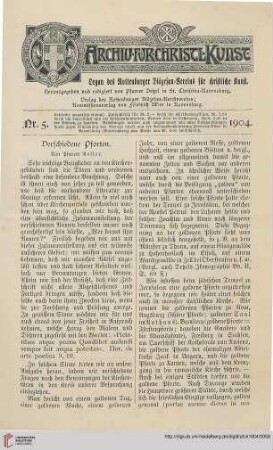 22: Verschiedene Pforten, [1]