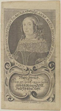 Bildnis der Anna Maria, Herzogin von Sachsen-Weißenfels