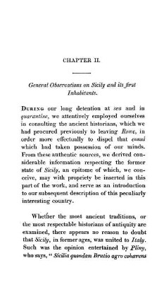 CHAP. II. - General observations on Sicily, and its first inhabitants