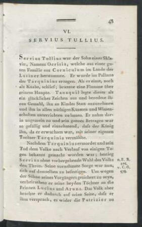 VI. Servius Tullius