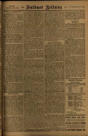 Zweite Ausgabe vom Mittwoch, den 23. Juni 1920.