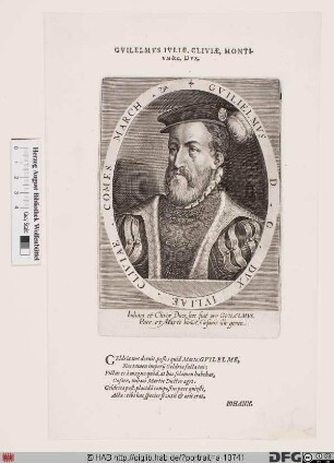 Bildnis Wilhelm V., Herzog von Jülich, Kleve u. Berg, Graf von der Mark u. Ravensberg (reg. 1539-92)