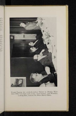 Kogge-Tagung der niederländischen Dichter in Minden/Westfalen 1954.