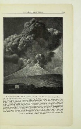 Der Ausbruch des Vesuv am 10. April 1906, von Boscotrecase aus gesehen