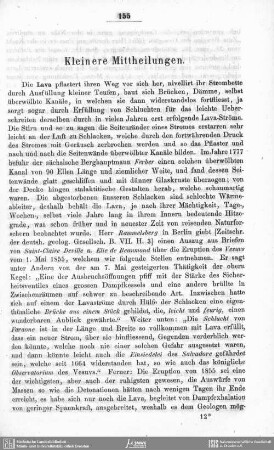 Kleinere Mittheilungen