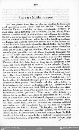 Kleinere Mittheilungen
