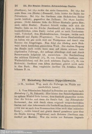 IV. Hainsberg-Rabenau-Dippoldiswalde