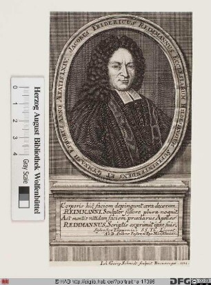 Bildnis Jacob Friedrich Reimmann