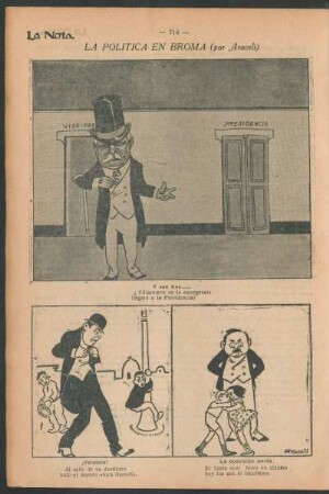 La política en broma