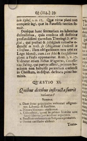 114-120, Quaest. XI.