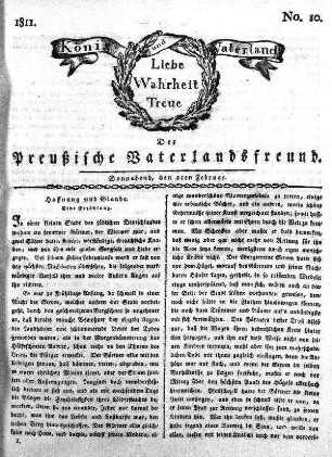 No. 10., vom 2ten Februar