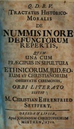Irenaei Philalethis ad Lenium Sincerum epistola