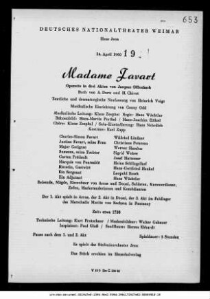 Madame Favart