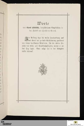 Worte von Carl Hübsch