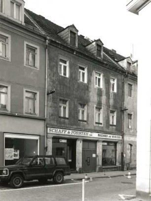 Meißen-Altstadt, Theaterplatz 5. Wohnhaus mit Laden (1801/1850)