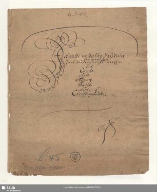 Ich halte es dafür - Mus.1896-E-501 : V (5), bc