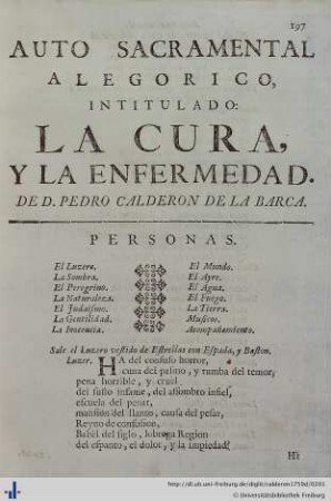 La Cura, y la Enfermedad.