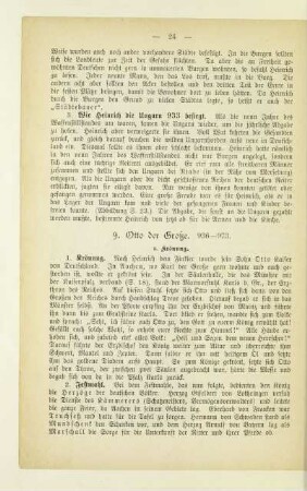 9. Otto der Große. 936 - 973