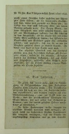16. Das Interim