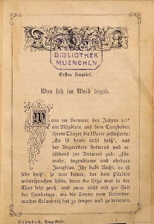 Trug-Gold : Erzählung aus dem 17. Jahrhundert von Rudolf Baumbach