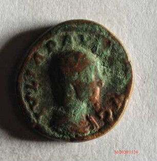 Römische Münze, Nominal Denar, Prägeherr unbekannt für Julia Paula, Prägeort nicht bestimmbar, Fälschung